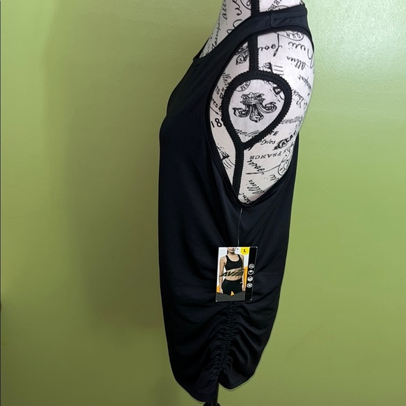 Avia Black Sleeveless Top Size 12-14 - Picture 2 of 6